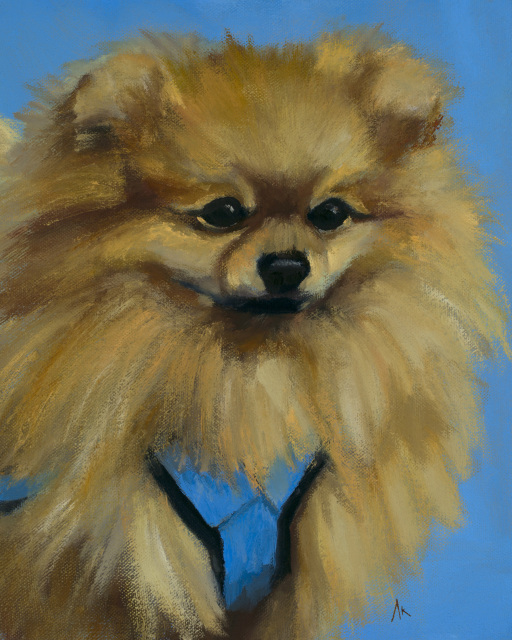 print: Happiness Is... a Pomeranian II
